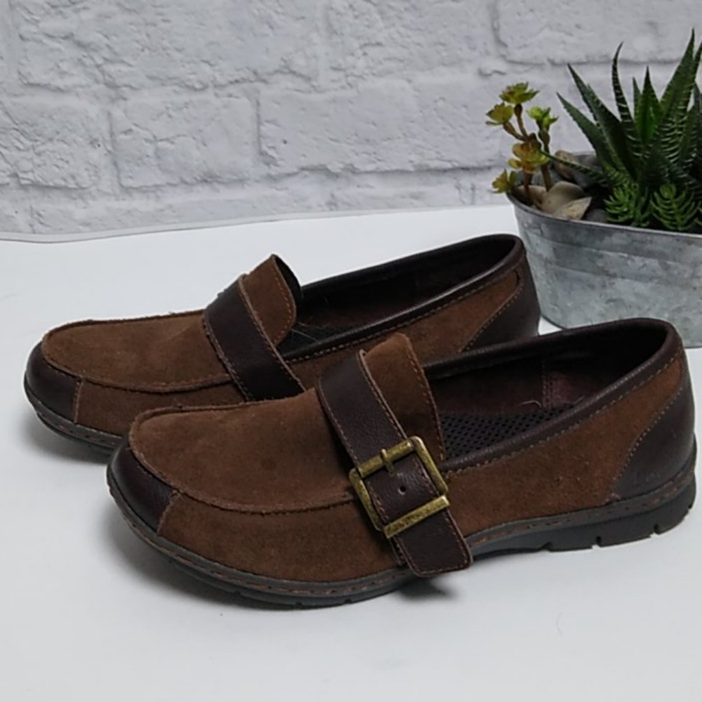 B.O.C Born Ladies Leather Suede Loafers